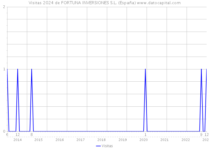 Visitas 2024 de FORTUNA INVERSIONES S.L. (España) 