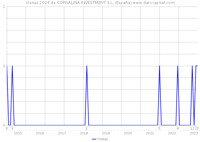 Visitas 2024 de CORNALINA INVESTMENT S.L. (España) 