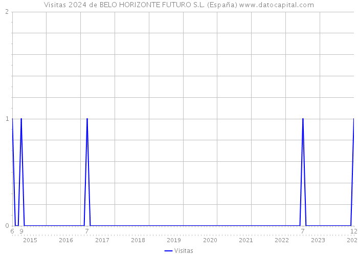 Visitas 2024 de BELO HORIZONTE FUTURO S.L. (España) 