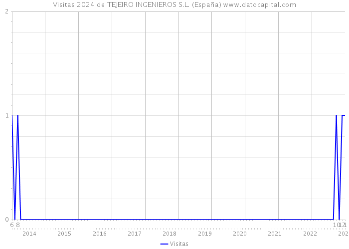 Visitas 2024 de TEJEIRO INGENIEROS S.L. (España) 