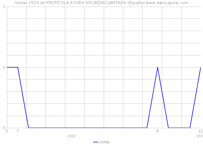 Visitas 2024 de FRUTICOLA AYORA SOCIEDAD LIMITADA (España) 