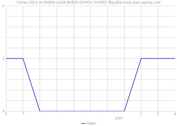 Visitas 2024 de MARIA LUISA BAEZA OCHOA OCARIZ (España) 