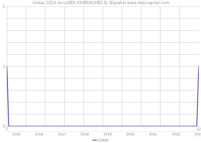 Visitas 2024 de LUZEA INVERSIONES SL (España) 