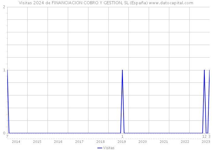 Visitas 2024 de FINANCIACION COBRO Y GESTION, SL (España) 