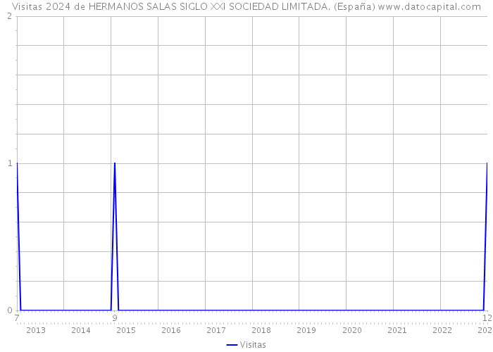 Visitas 2024 de HERMANOS SALAS SIGLO XXI SOCIEDAD LIMITADA. (España) 