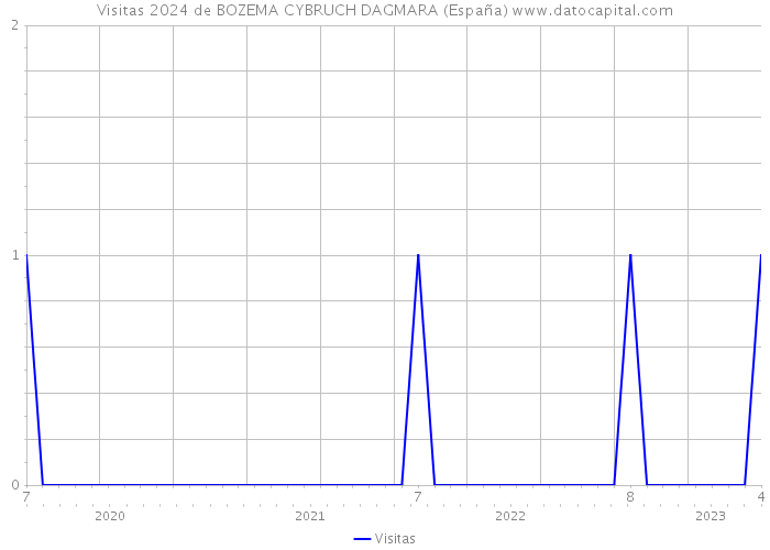 Visitas 2024 de BOZEMA CYBRUCH DAGMARA (España) 