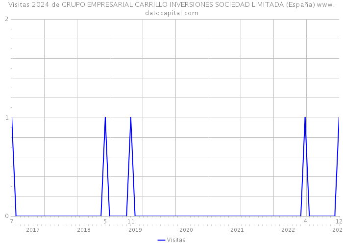Visitas 2024 de GRUPO EMPRESARIAL CARRILLO INVERSIONES SOCIEDAD LIMITADA (España) 