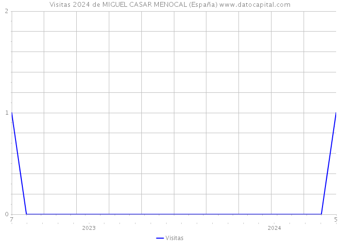 Visitas 2024 de MIGUEL CASAR MENOCAL (España) 
