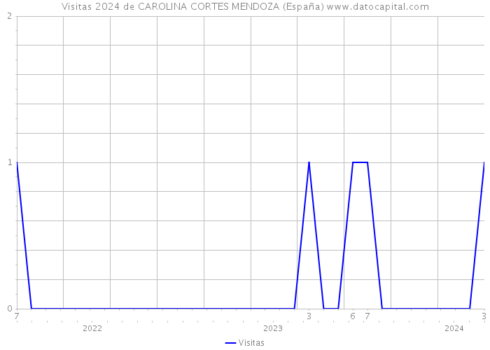 Visitas 2024 de CAROLINA CORTES MENDOZA (España) 