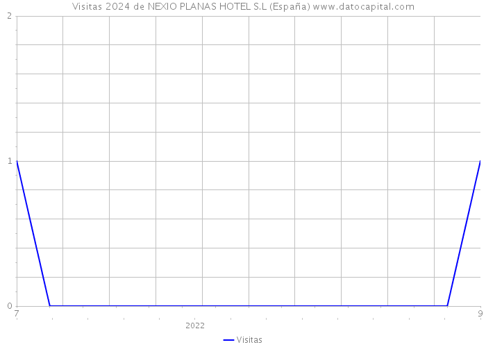 Visitas 2024 de NEXIO PLANAS HOTEL S.L (España) 
