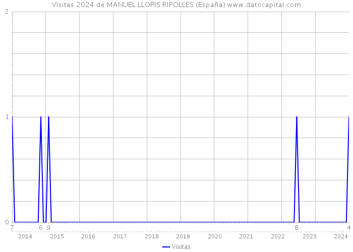 Visitas 2024 de MANUEL LLOPIS RIPOLLES (España) 