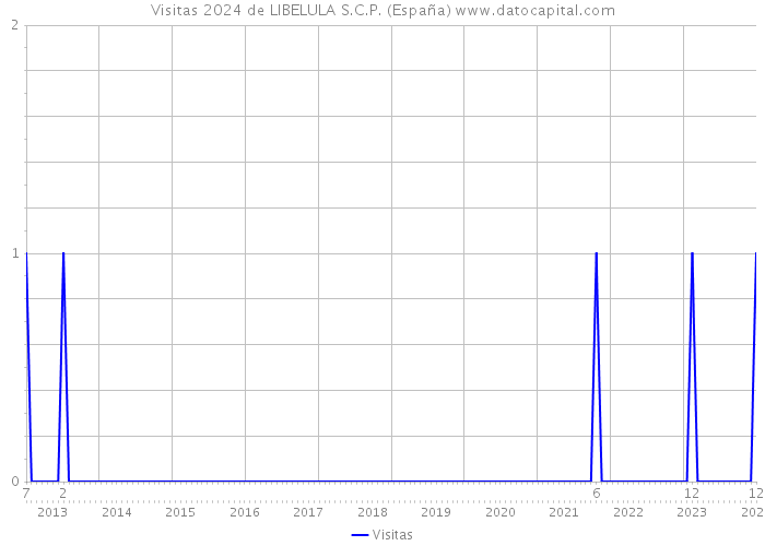 Visitas 2024 de LIBELULA S.C.P. (España) 