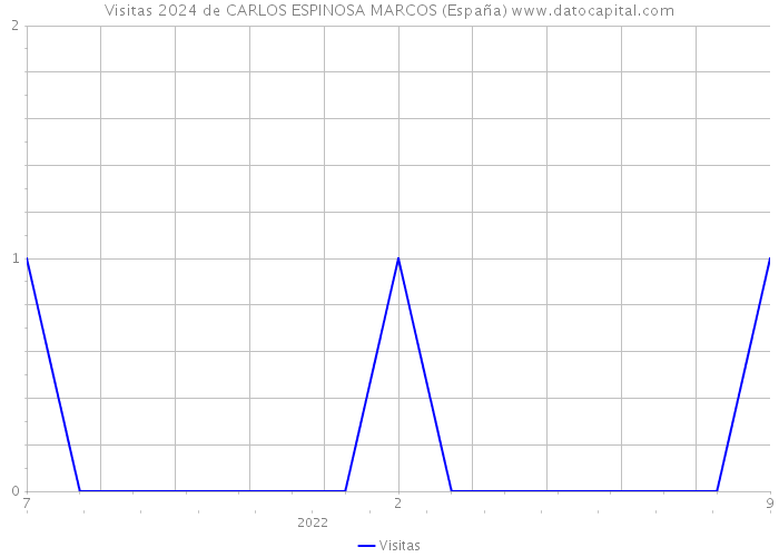 Visitas 2024 de CARLOS ESPINOSA MARCOS (España) 