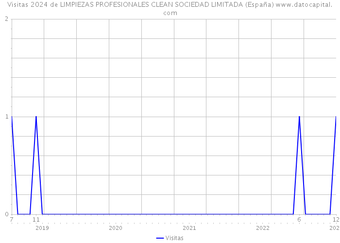 Visitas 2024 de LIMPIEZAS PROFESIONALES CLEAN SOCIEDAD LIMITADA (España) 