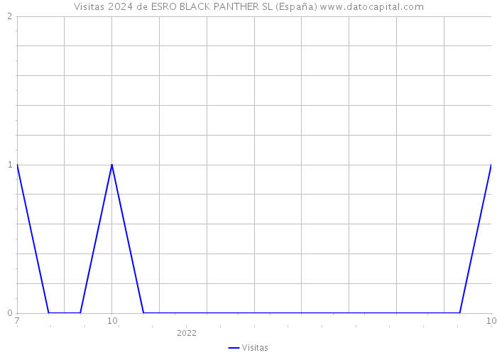 Visitas 2024 de ESRO BLACK PANTHER SL (España) 