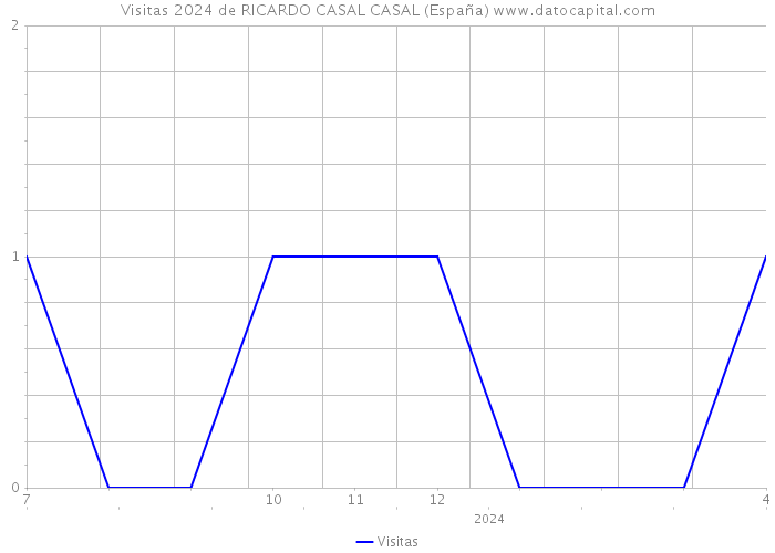 Visitas 2024 de RICARDO CASAL CASAL (España) 