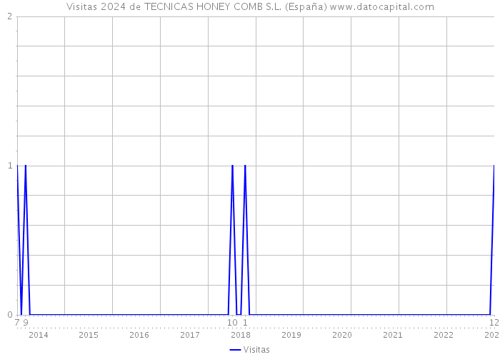 Visitas 2024 de TECNICAS HONEY COMB S.L. (España) 