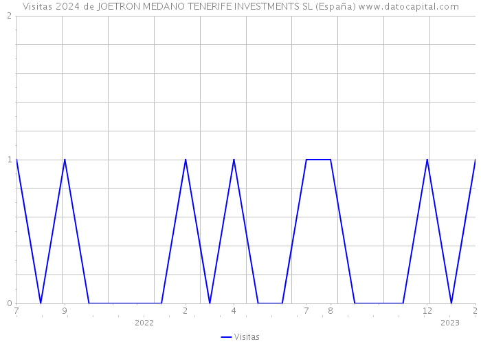 Visitas 2024 de JOETRON MEDANO TENERIFE INVESTMENTS SL (España) 