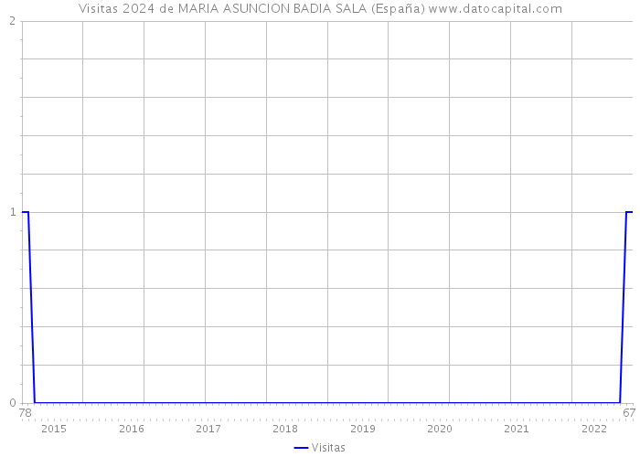 Visitas 2024 de MARIA ASUNCION BADIA SALA (España) 