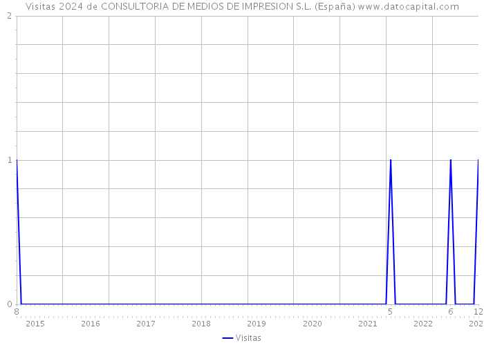 Visitas 2024 de CONSULTORIA DE MEDIOS DE IMPRESION S.L. (España) 