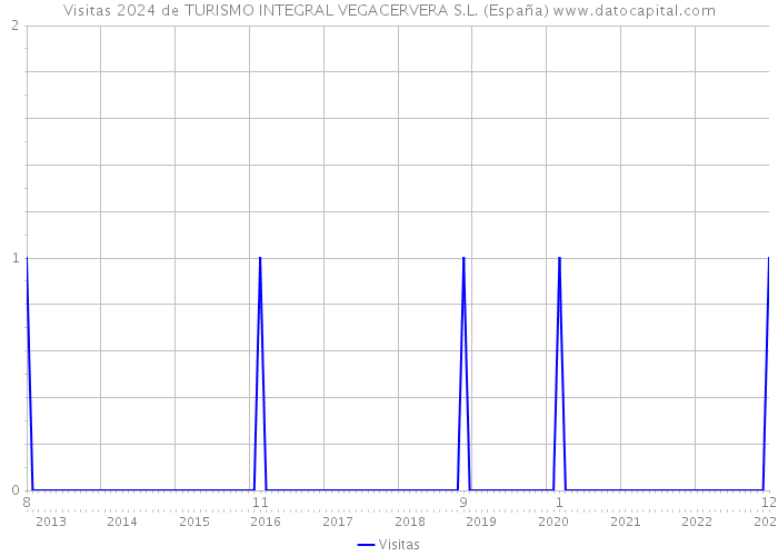 Visitas 2024 de TURISMO INTEGRAL VEGACERVERA S.L. (España) 