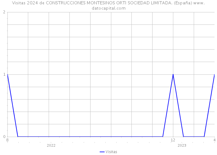 Visitas 2024 de CONSTRUCCIONES MONTESINOS ORTI SOCIEDAD LIMITADA. (España) 