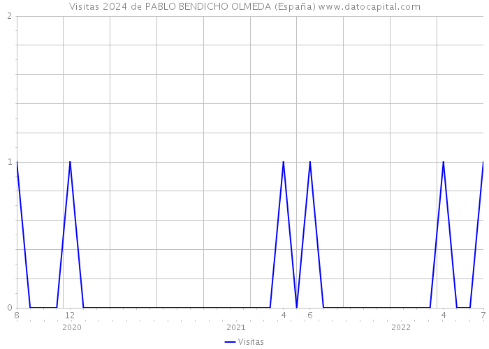 Visitas 2024 de PABLO BENDICHO OLMEDA (España) 