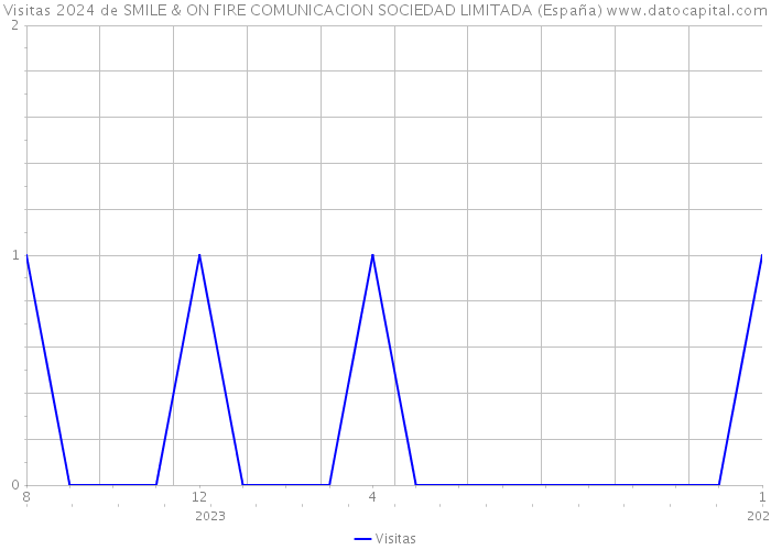 Visitas 2024 de SMILE & ON FIRE COMUNICACION SOCIEDAD LIMITADA (España) 