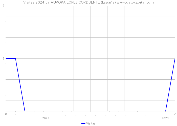 Visitas 2024 de AURORA LOPEZ CORDUENTE (España) 