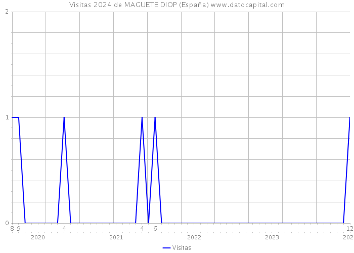 Visitas 2024 de MAGUETE DIOP (España) 