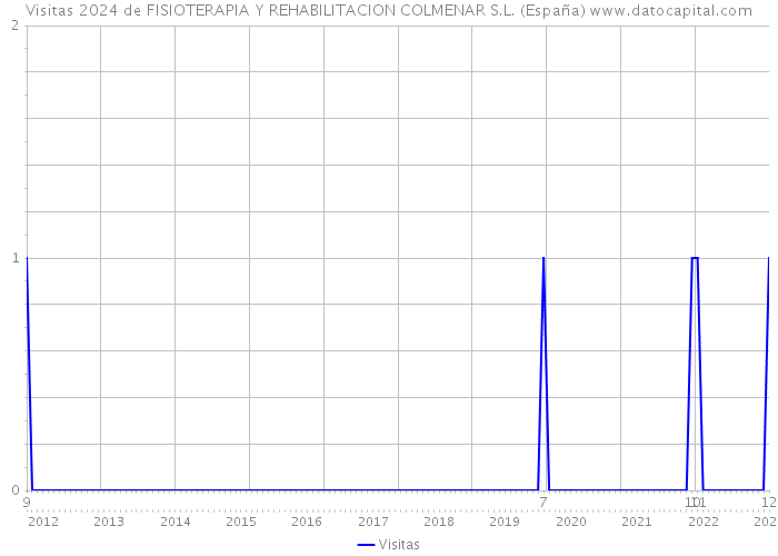 Visitas 2024 de FISIOTERAPIA Y REHABILITACION COLMENAR S.L. (España) 