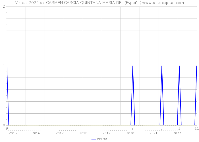 Visitas 2024 de CARMEN GARCIA QUINTANA MARIA DEL (España) 