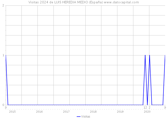 Visitas 2024 de LUIS HEREDIA MEDIO (España) 