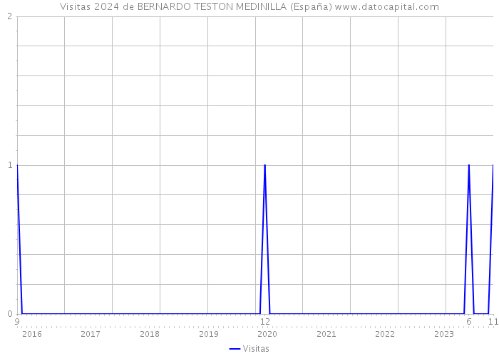 Visitas 2024 de BERNARDO TESTON MEDINILLA (España) 