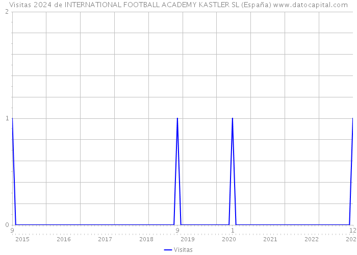 Visitas 2024 de INTERNATIONAL FOOTBALL ACADEMY KASTLER SL (España) 