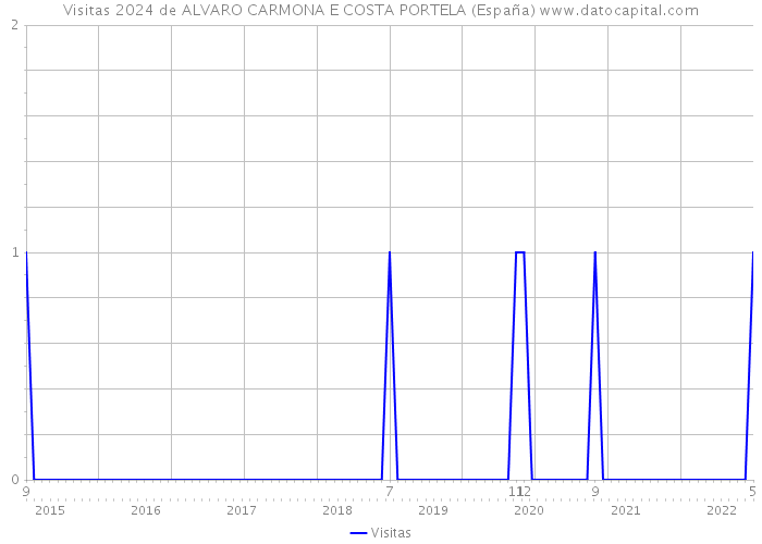 Visitas 2024 de ALVARO CARMONA E COSTA PORTELA (España) 
