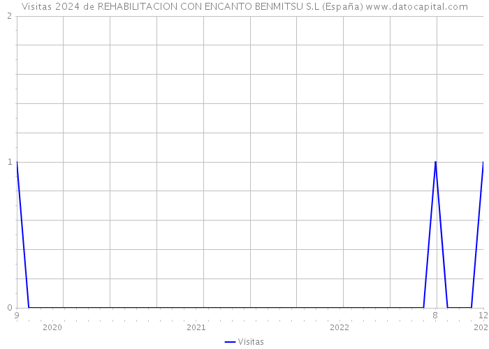 Visitas 2024 de REHABILITACION CON ENCANTO BENMITSU S.L (España) 