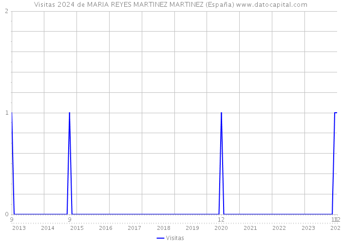Visitas 2024 de MARIA REYES MARTINEZ MARTINEZ (España) 