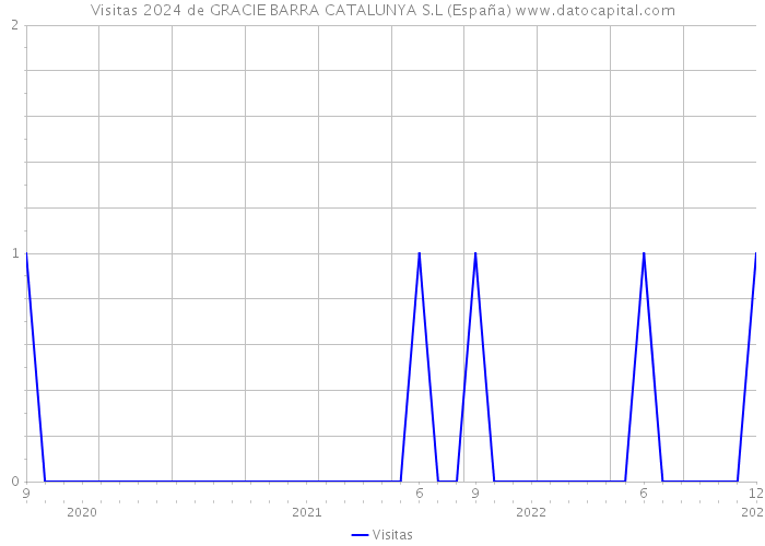 Visitas 2024 de GRACIE BARRA CATALUNYA S.L (España) 