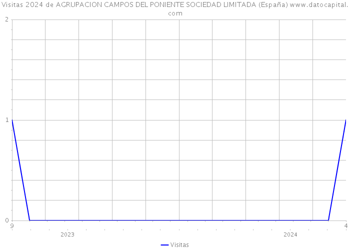 Visitas 2024 de AGRUPACION CAMPOS DEL PONIENTE SOCIEDAD LIMITADA (España) 