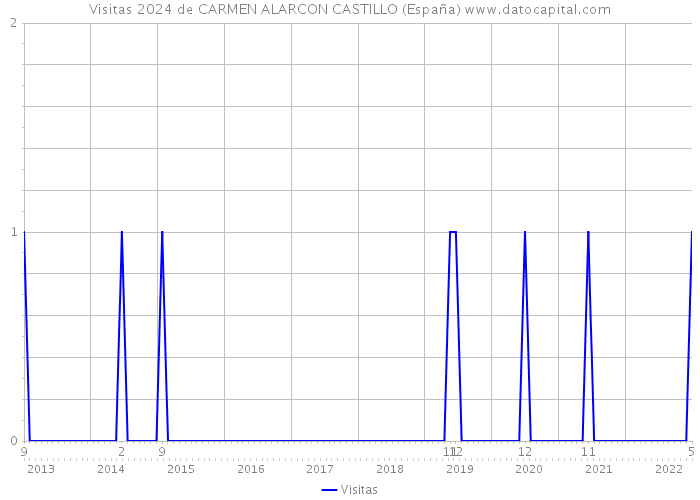 Visitas 2024 de CARMEN ALARCON CASTILLO (España) 