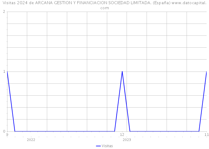 Visitas 2024 de ARCANA GESTION Y FINANCIACION SOCIEDAD LIMITADA. (España) 