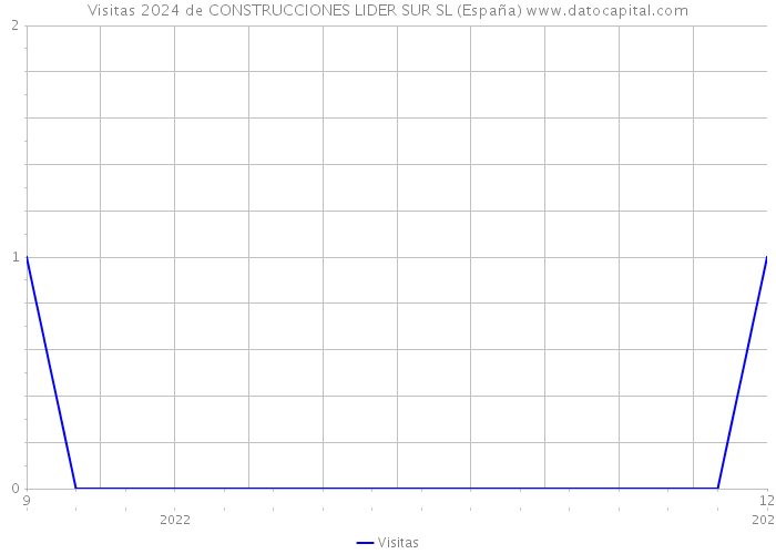 Visitas 2024 de CONSTRUCCIONES LIDER SUR SL (España) 