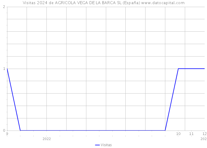 Visitas 2024 de AGRICOLA VEGA DE LA BARCA SL (España) 