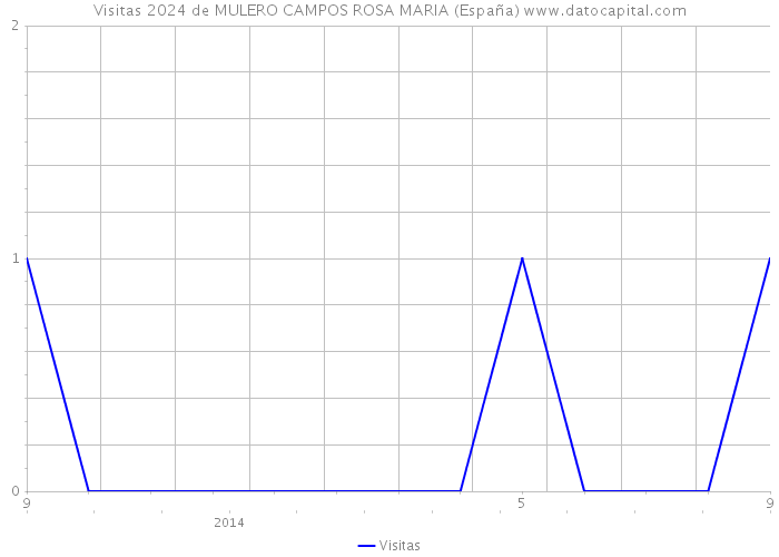Visitas 2024 de MULERO CAMPOS ROSA MARIA (España) 