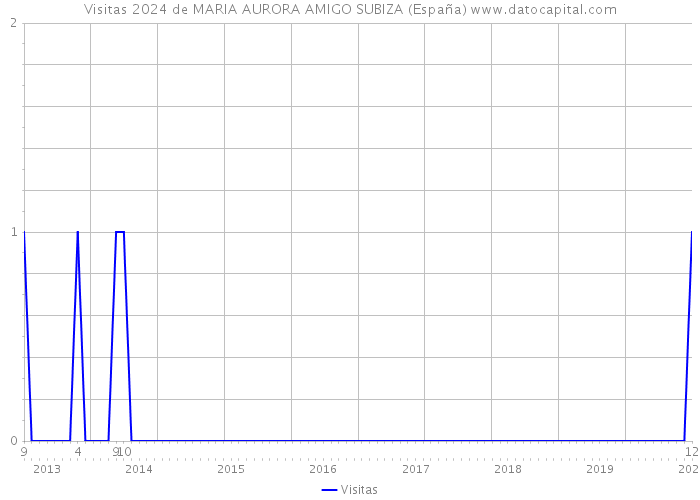 Visitas 2024 de MARIA AURORA AMIGO SUBIZA (España) 