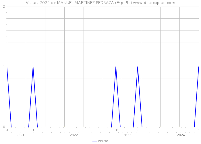 Visitas 2024 de MANUEL MARTINEZ PEDRAZA (España) 