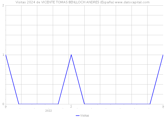 Visitas 2024 de VICENTE TOMAS BENLLOCH ANDRES (España) 