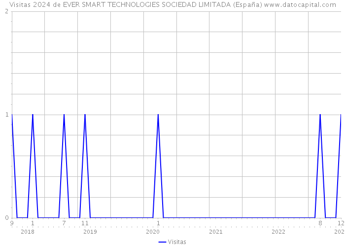 Visitas 2024 de EVER SMART TECHNOLOGIES SOCIEDAD LIMITADA (España) 