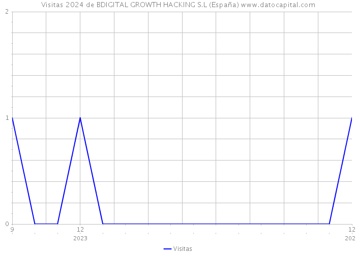Visitas 2024 de BDIGITAL GROWTH HACKING S.L (España) 